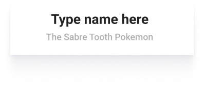 Sabre Tooth Name II F