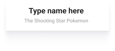 Shooting Star Name II F